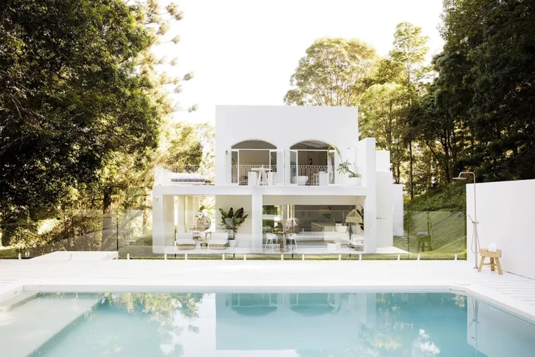 White Modern House Exterior