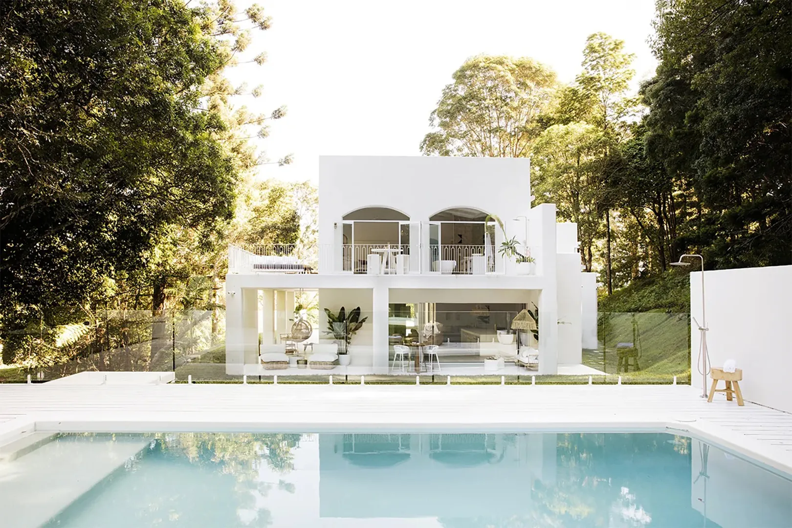 White Modern House Exterior